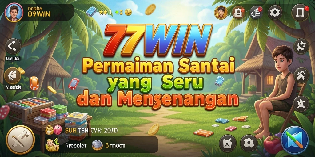 Screenshot gameplay 77WIN yang seru dan menyenangkan.