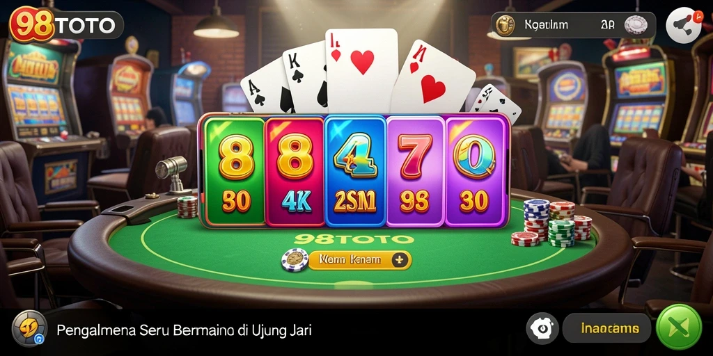 Tampilan gameplay menarik di 98TOTO dengan fitur kasino interaktif.