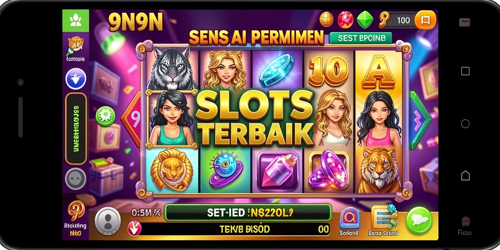 Tampilan gameplay Slot yang mendebarkan di 9N9N.
