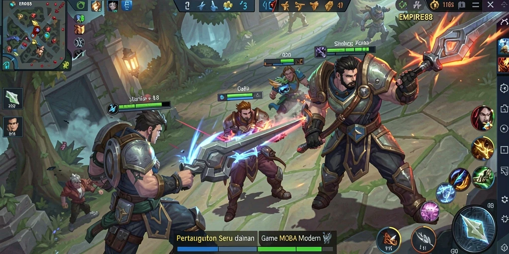Tampilan gameplay seru dan mendebarkan dari EMPIRE88.