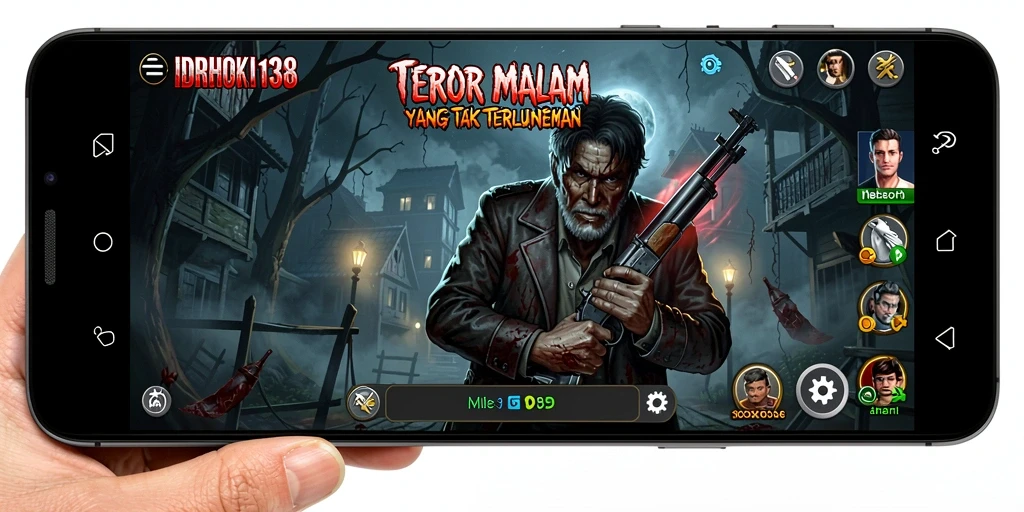 Tangkapan layar gameplay yang menampilkan momen mencekam dari game IDRHOKI138.