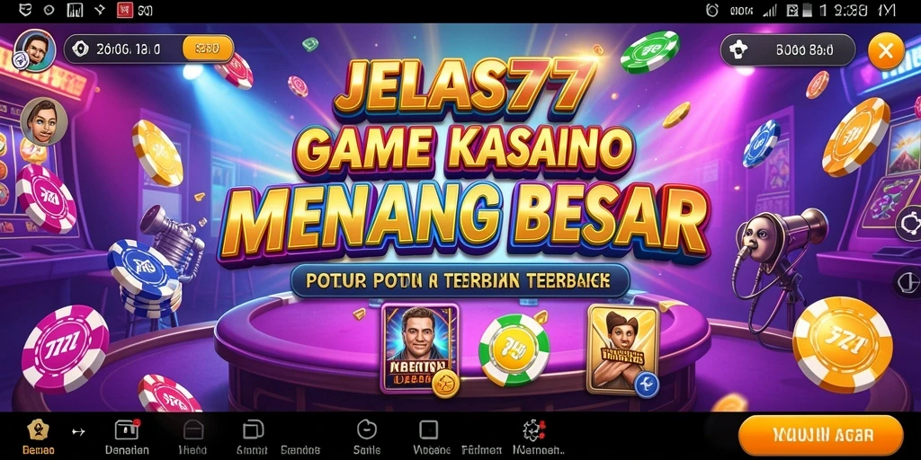 Tampilan gameplay JELAS777 yang seru dan menarik.
