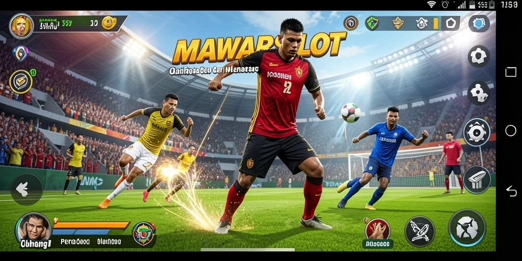Tangkapan layar utama MAWARSLOT menampilkan aksi seru dalam permainan olahraga.