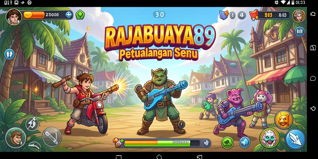 Tampilan gameplay seru dari RAJABUAYA89 yang menawan.