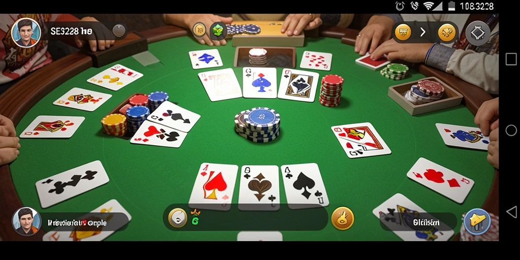 Screenshot SE328 menampilkan gameplay Gaple yang seru dan interaktif.