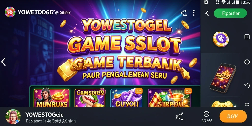 Tampilan gameplay YOWESTOGEL yang menawan dan penuh warna.